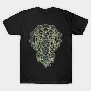 Sacred Circles Cosmic Paths Digital Design T-Shirt